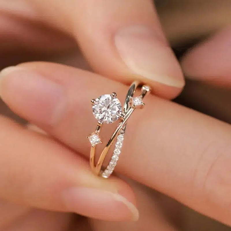 FREE Today: Cosmic Planet Orbit Mozambique Diamond Ring - image 1