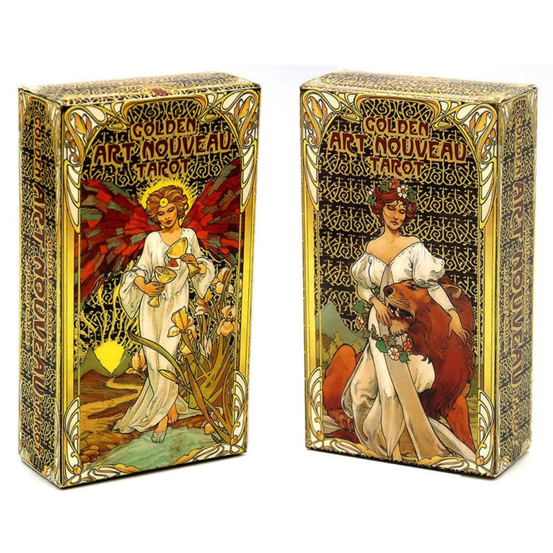 Olivenorma Golden Art Nouveau Tarot Deck Cards