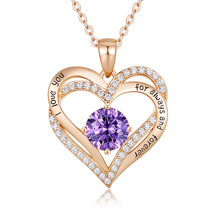 FREE Today: "I Love You Always and Forever" – Forever Love Birthstone Heart Necklace - image 30
