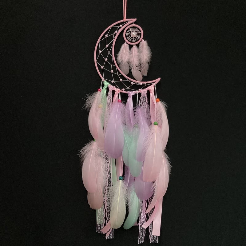 Olivenorma 3 Pieces Moon Sun Star Macaron Color Dream Catcher