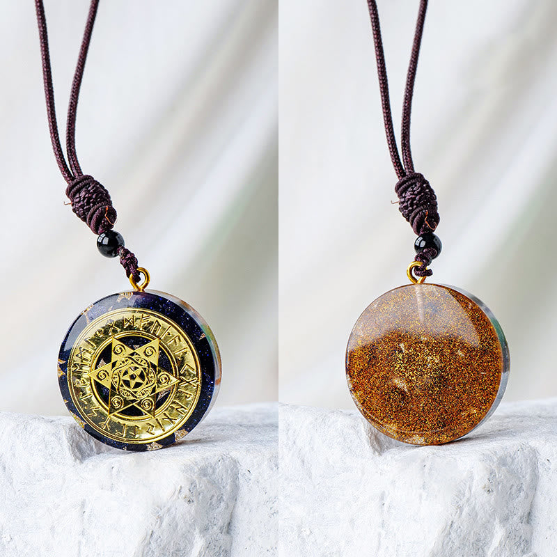 Olivenorma Natural Crystal Orgone Necklace