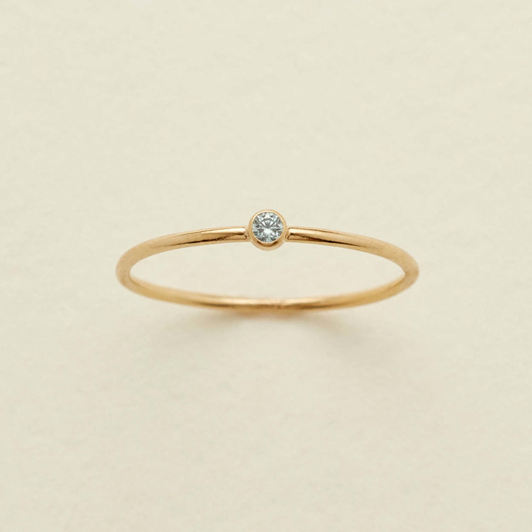 Olivenorma Birthstone 12 Month Birth Slim Ring