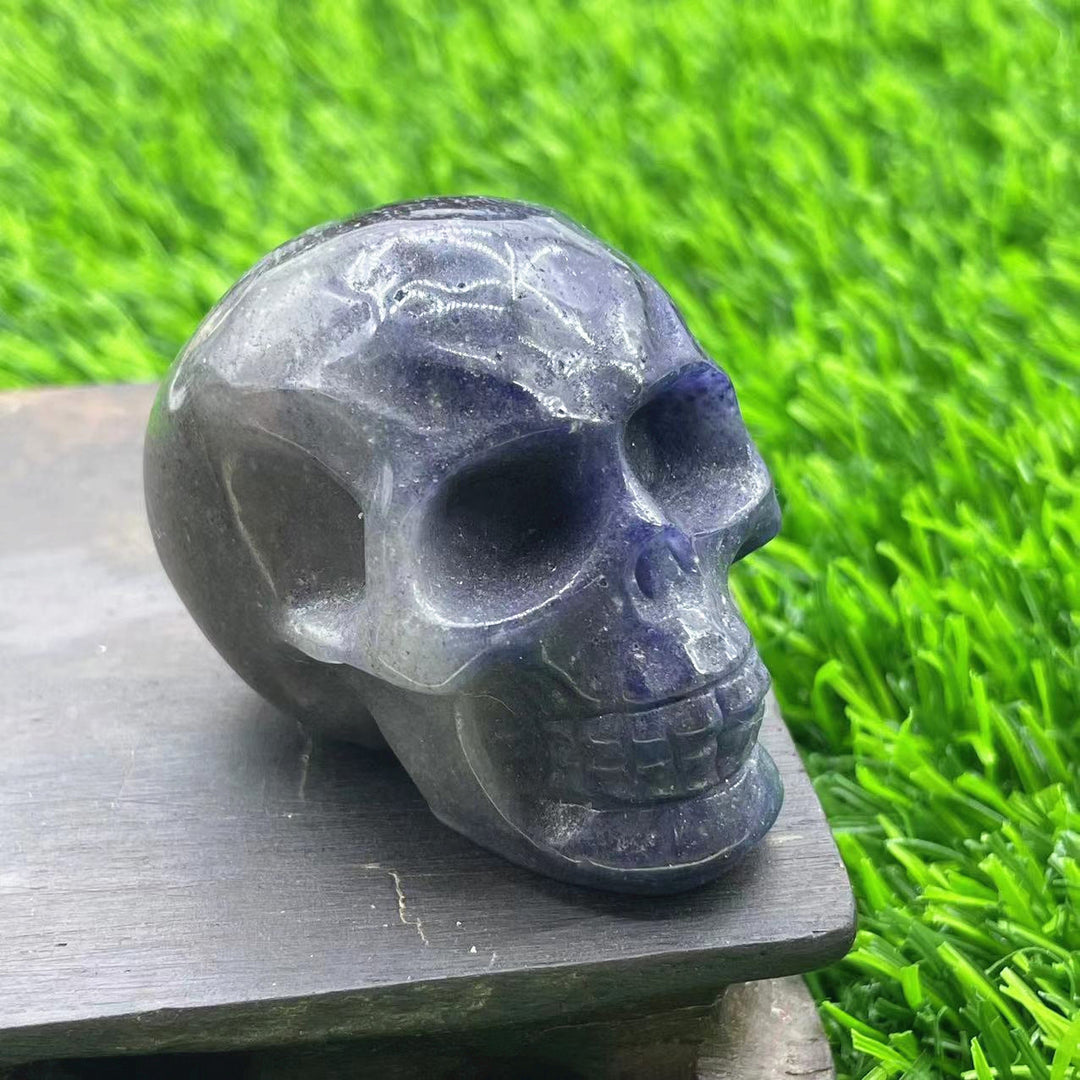 Olivenorma 5cm Carved Natural Crystal Skull Gemstone Decoration - image 18