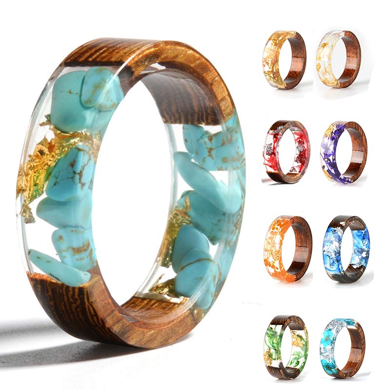 Olivenorma Intellectual & Optimistic - Handmade Wood Ring