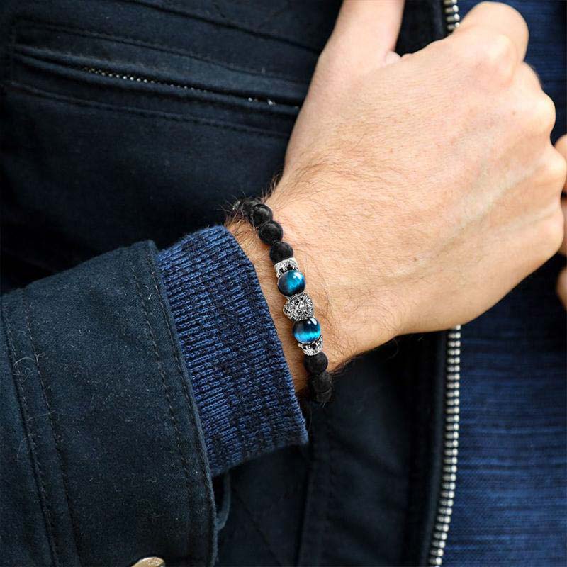 Olivenorma Natural Crystal Stone Lion Symbol Bracelet - image 11