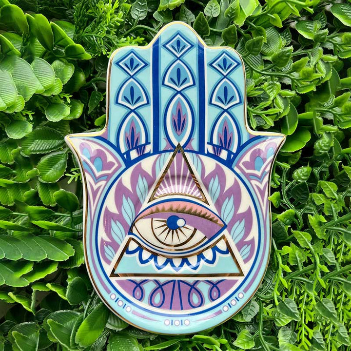 Olivenorma Hamsa Evil Eye Dish Coaster