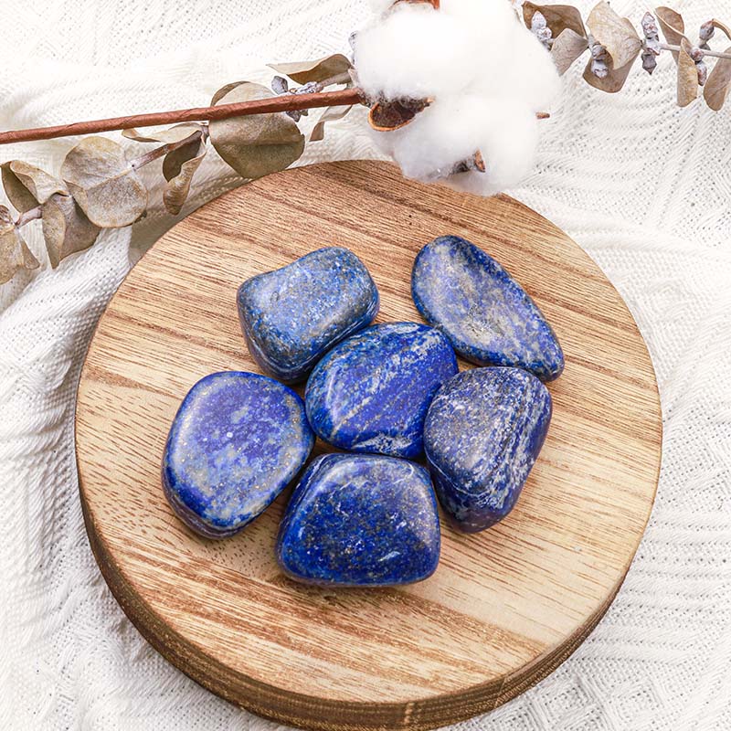 Olivenorma Lapis Lazuli Natural Tumbled Stone Set