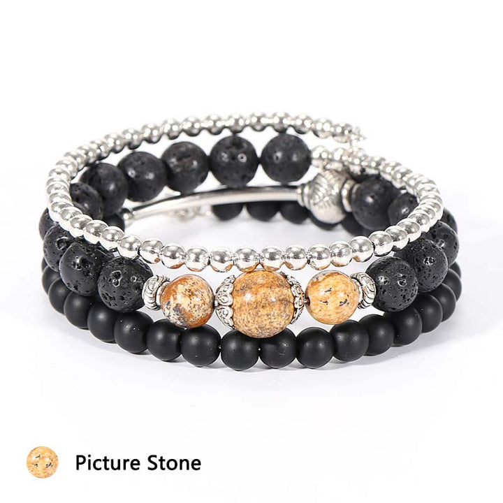 Natural Crystal Protection Stone Bracelet