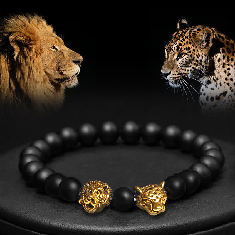 Olivenorma Tiger Eye Lion Panther Beads Bracelet