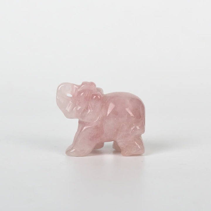Olivenorma 1.5/2 Inches Carved Elephant Figurine Gemstone Decoration - image 18