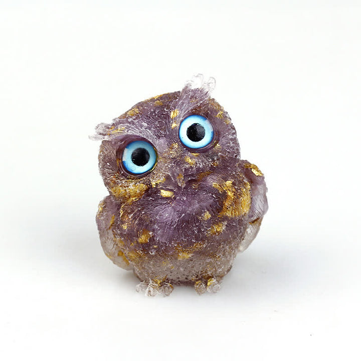 FREE Today: Natural Crystal Owl Healing Gemstone Decoration - Amethyst+Foil - image 46