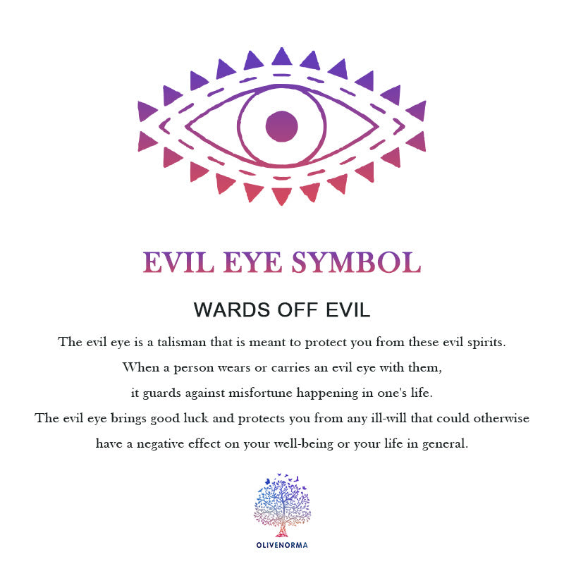 Olivenorma Evil Eye Hamsa Round Beach Towel Tapestry