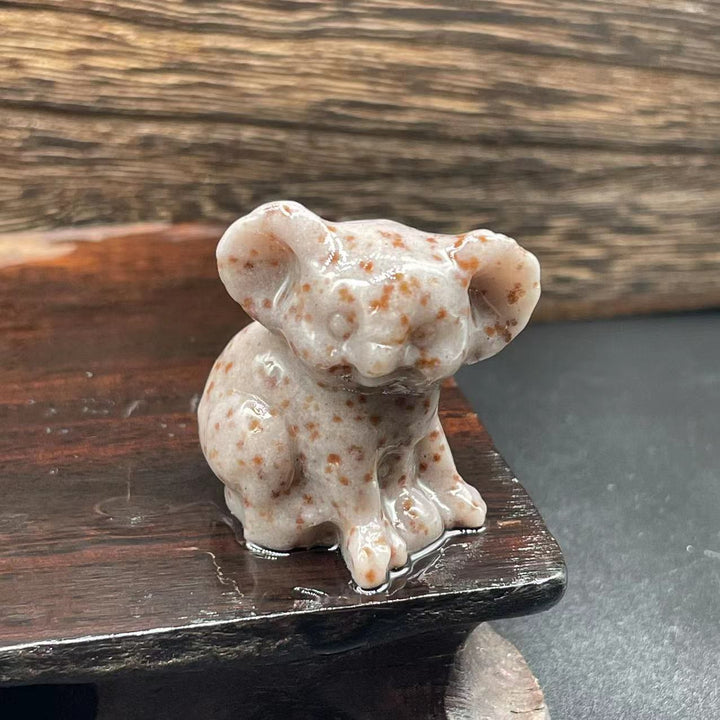 Olivenorma 1.2 Inches Carved Cute Koala Figurine Gemstone Decoration - image 40