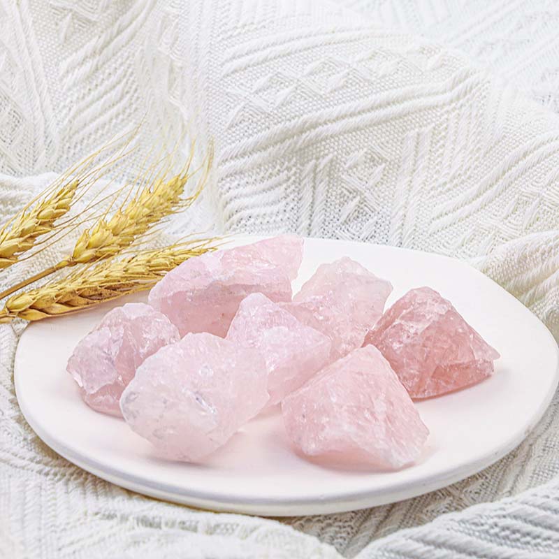 Olivenorma Rose Quartz Natural Raw Stone