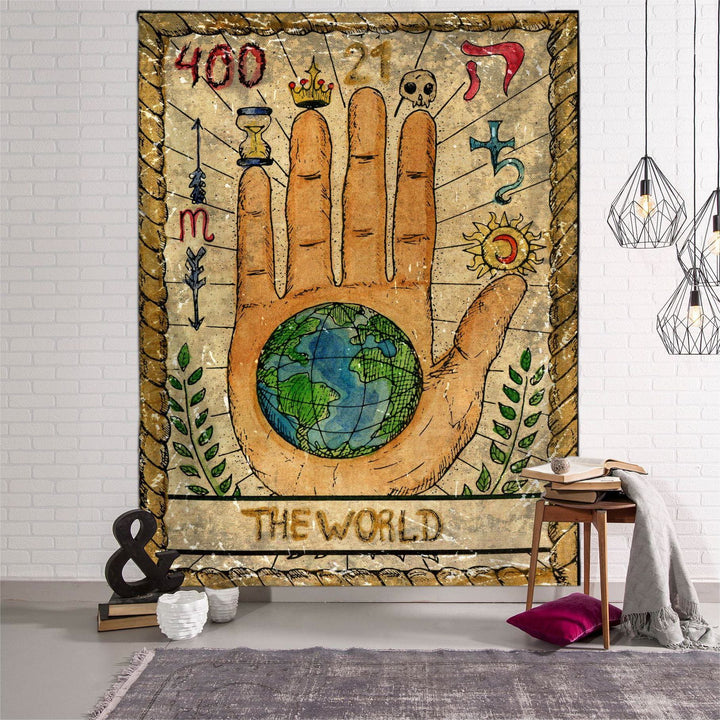 Olivenorma Witch Fairy Zodiac Horoscope Tapestry Pattern - 150*200cm - Flannel - Palm & THE WORLD - image 1