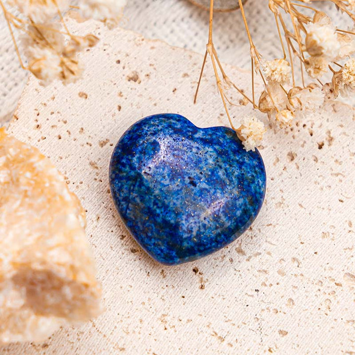 Olivenorma Lapis Lazuli Wisdom Crystal Heart