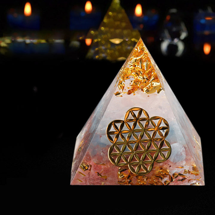 Olivenorma Gather Wealth Orgone Pyramid