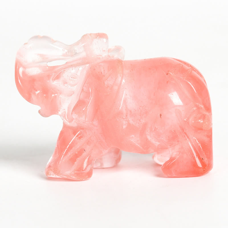 Olivenorma 1.5/2 Inches Carved Elephant Figurine Gemstone Decoration - image 35
