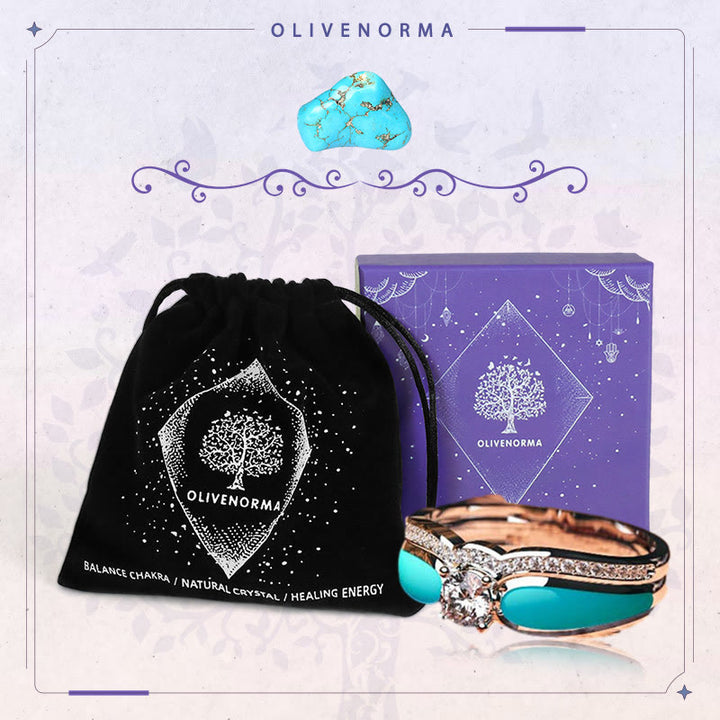 FREE Today: Blue Lagoon Turquoise 2 Piece Ring - image 7