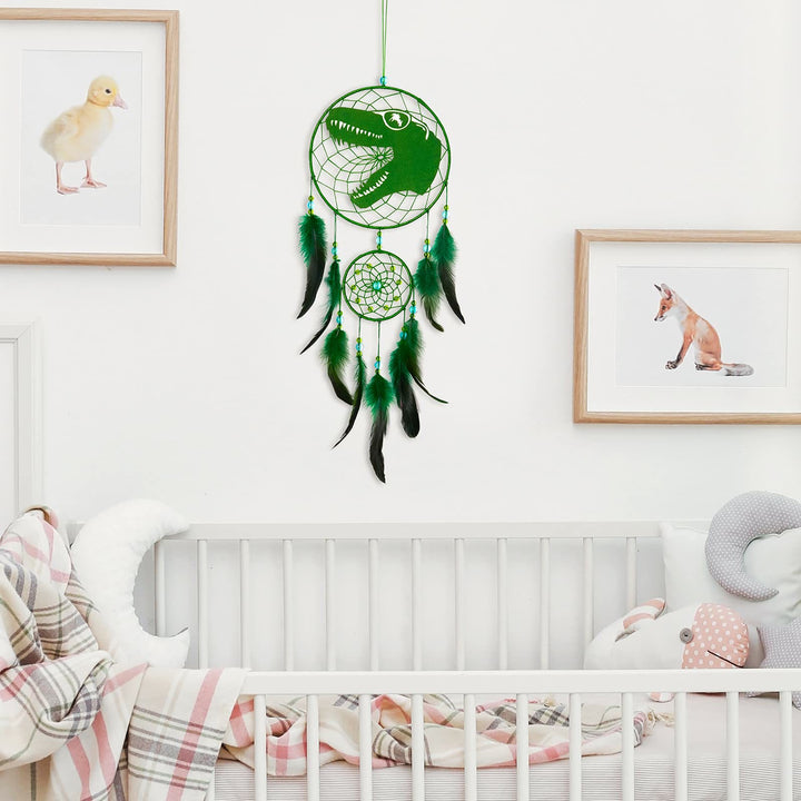 Olivenorma Dinosaur For Kids Feather Dream Catcher