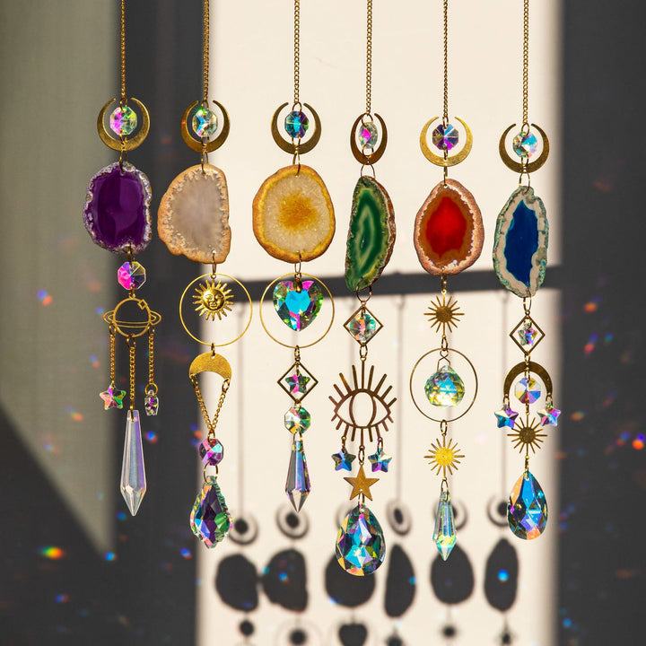 (Clearance 30% OFF / CODE: OFF30) - Agate Sun Catcher Wind Chime