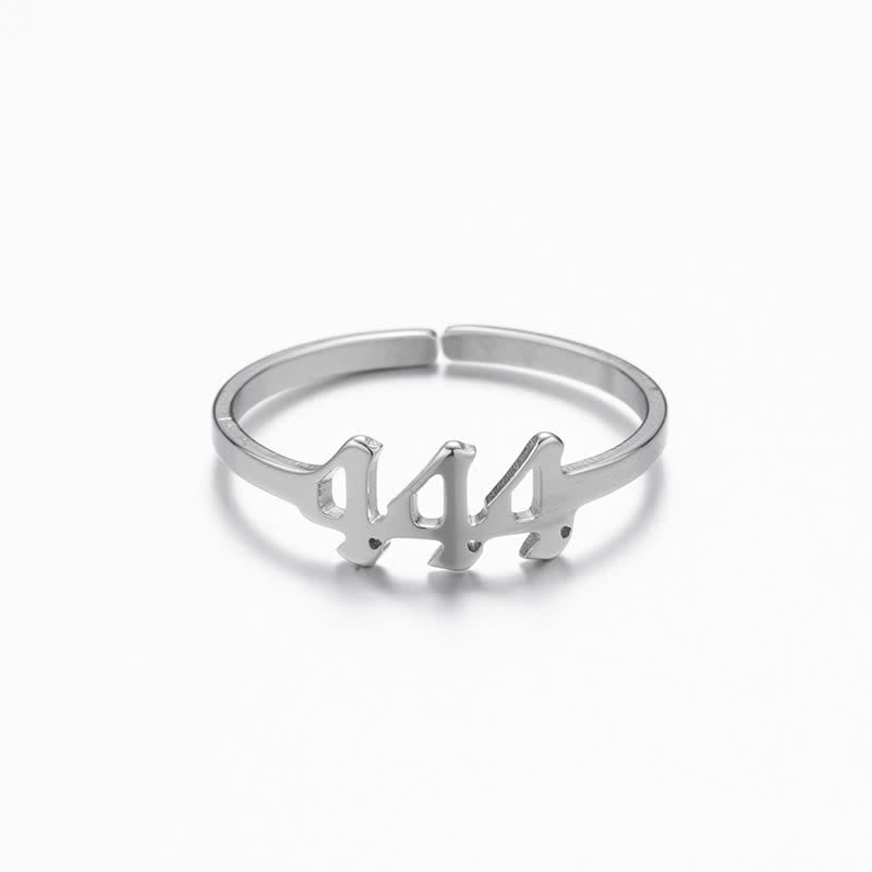 Angel Number Minimalist Lucky Ring