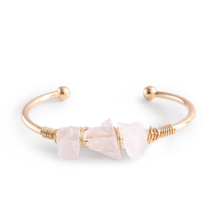 Olivenorma  Vintage Raw Crystal Gemstone Bracelet