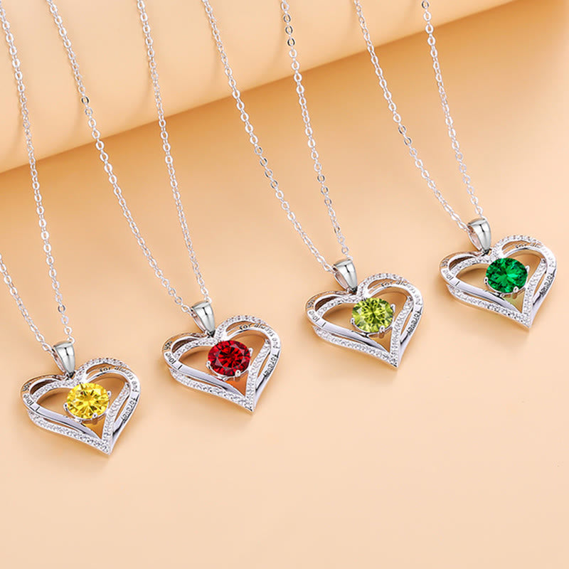 FREE Today: "I Love You Always and Forever" – Forever Love Birthstone Heart Necklace - image 45