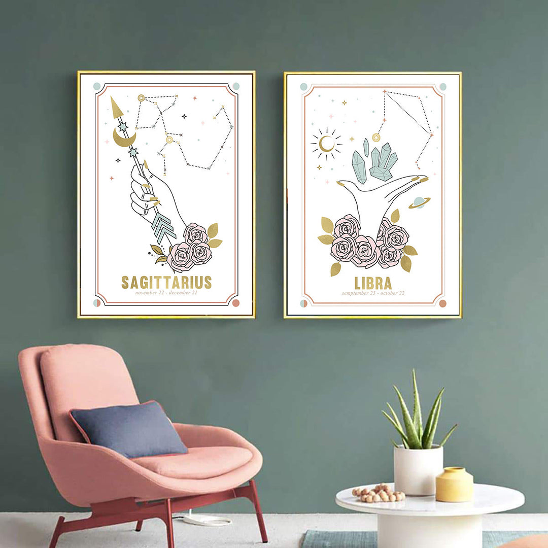 Olivenorma Gesture Zodiac Nordic Small Fresh Poster