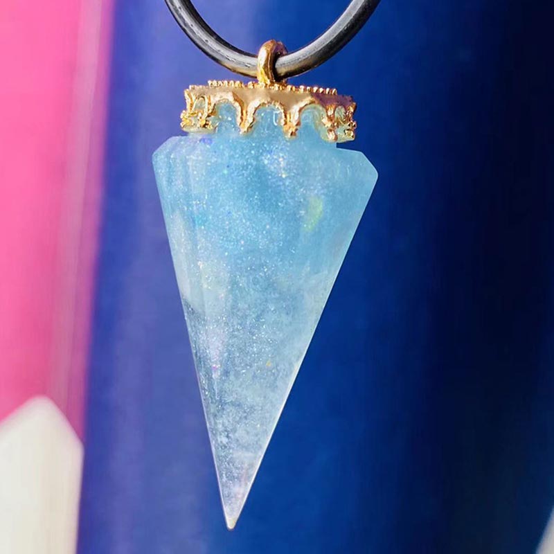 Olivenorma Natural Crystal Healing Necklace