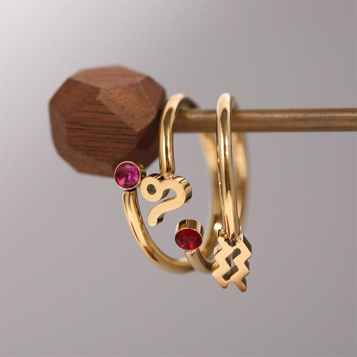 Olivenorma Zodiac Birthstone Gift Card Ring - image 24