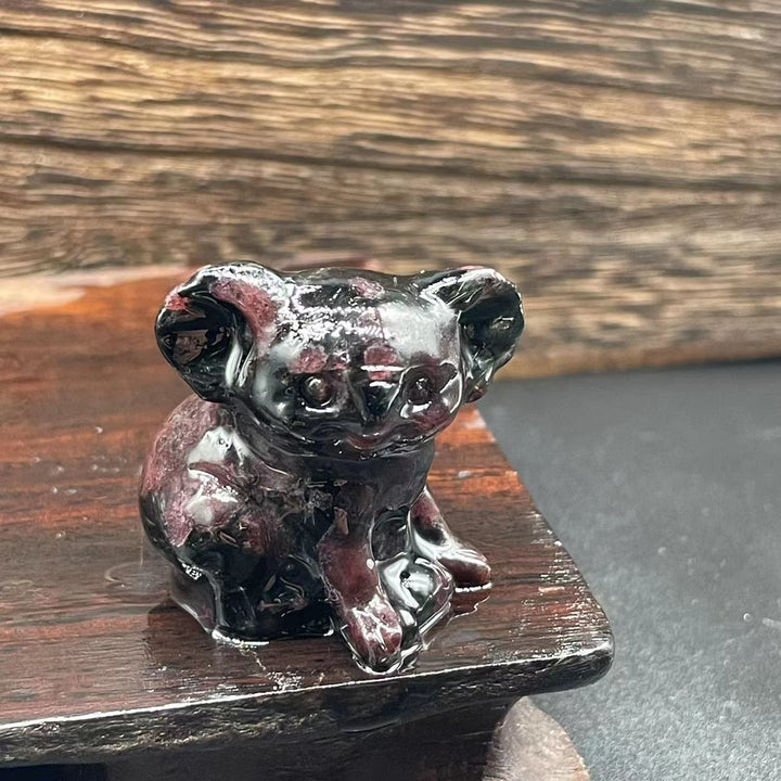 Olivenorma 1.2 Inches Carved Cute Koala Figurine Gemstone Decoration - image 41