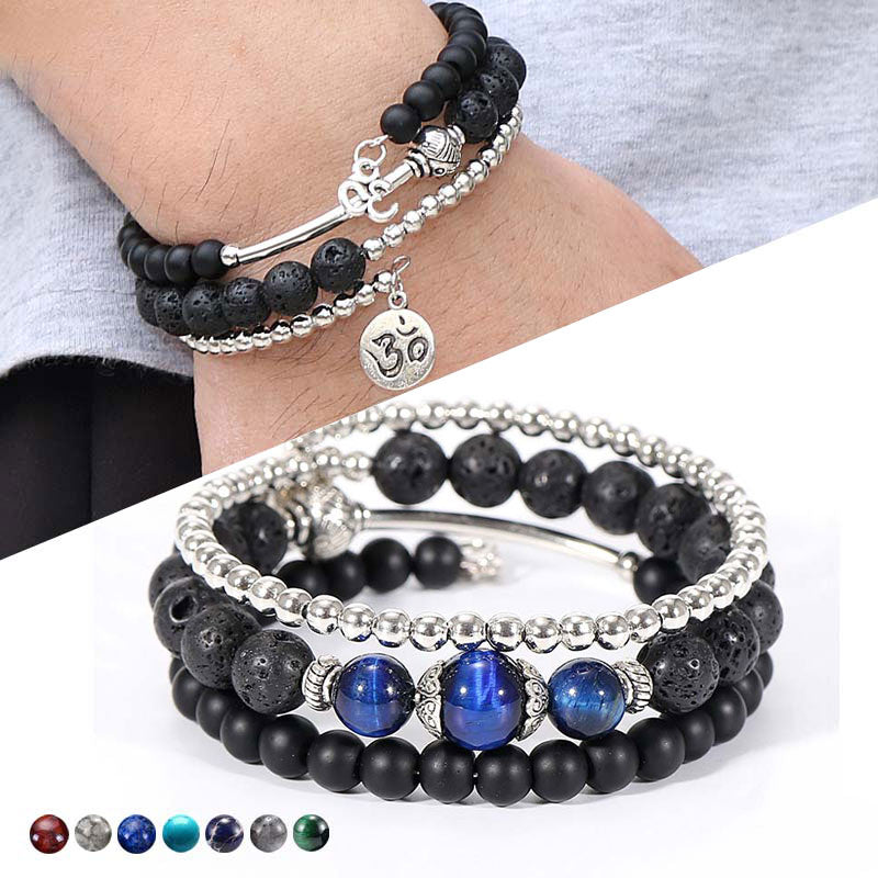 Natural Crystal Protection Stone Bracelet