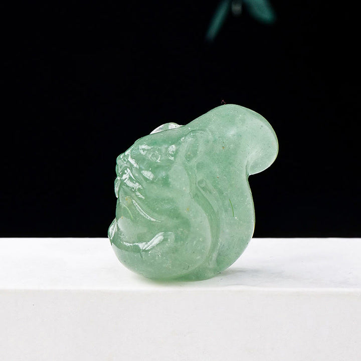Olivenorma Natural Crystal Squirrel Carving Ornament Gemstone Decoration - image 7