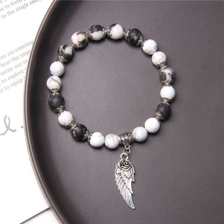 Olivenorma "Peace Energy" - Colors Crystal Agate Wing Bracelet