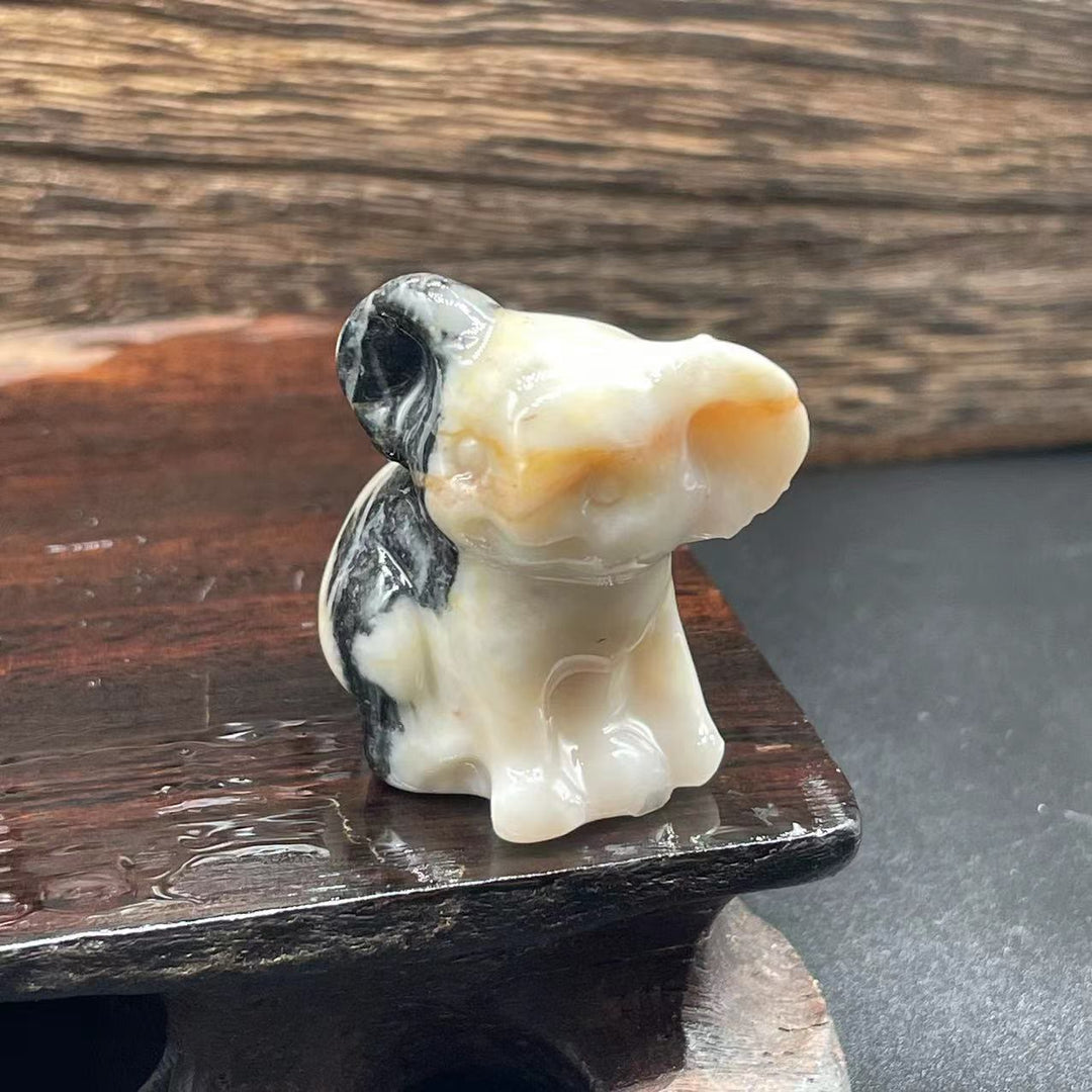 Olivenorma 1.2 Inches Carved Cute Koala Figurine Gemstone Decoration