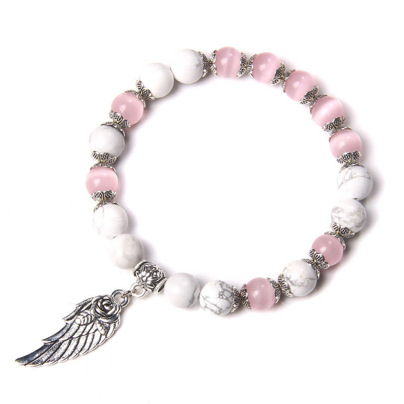 Olivenorma "Peace Energy" - Colors Crystal Agate Wing Bracelet