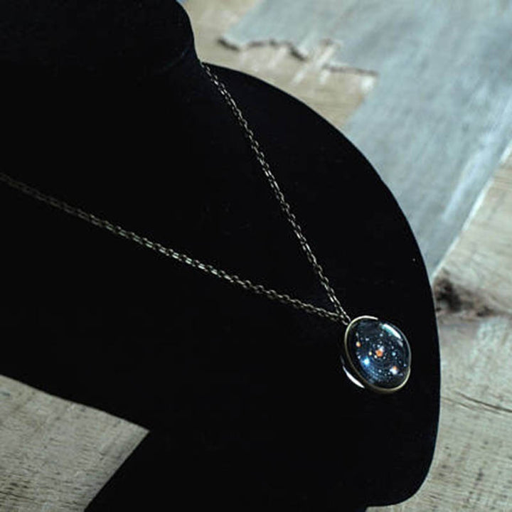 Olivenorma Solar System Galaxy Necklace