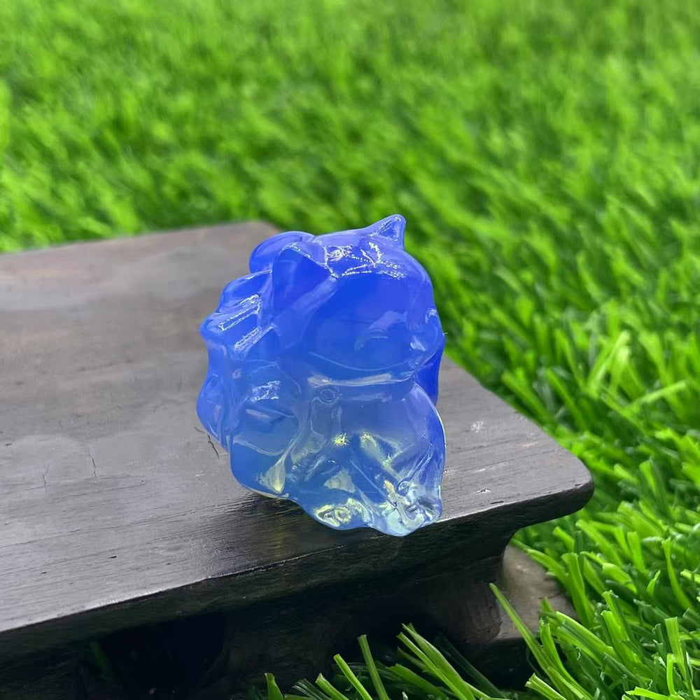 Olivenorma Natural Stone 3cm Nine Tailed Fox Gemstone Decoration - image 1