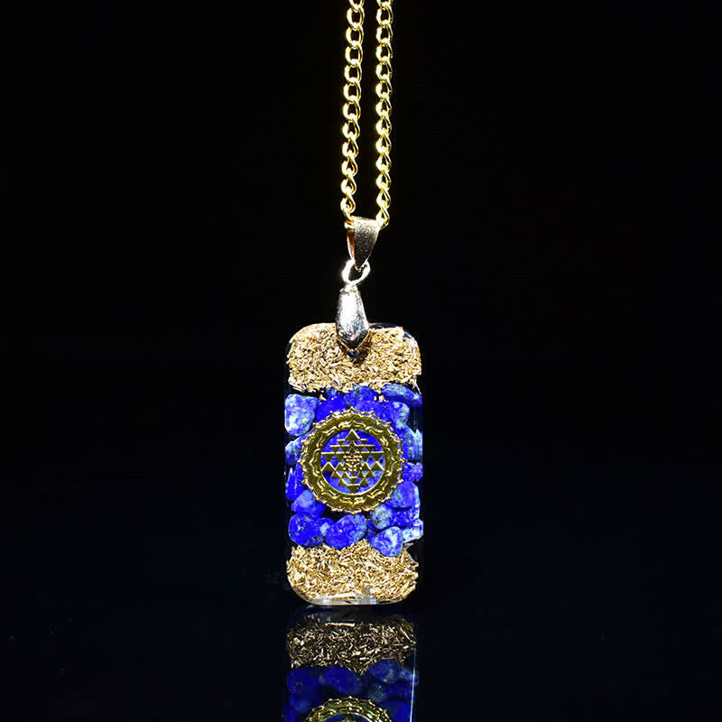 Olivenorma Raise Consciousness - Lapis Lazuli Orgone Energy Necklace