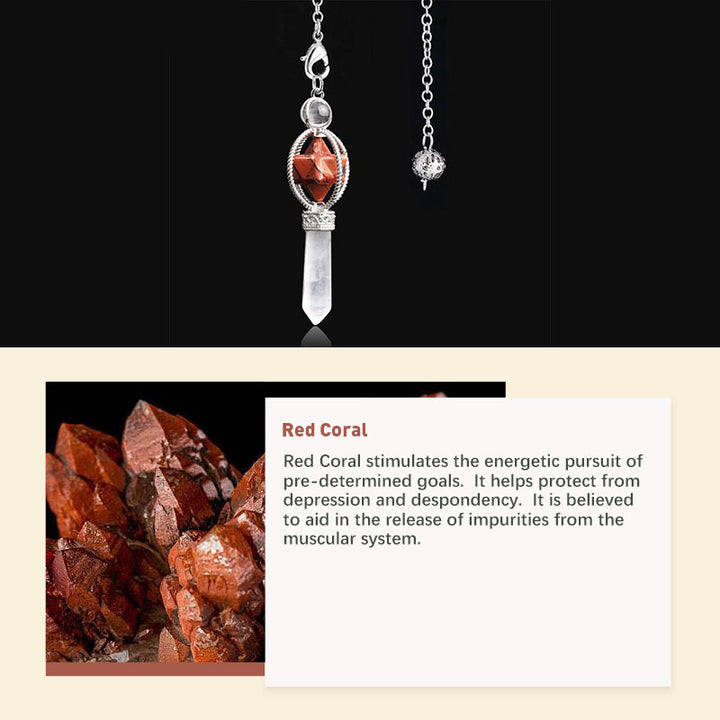 Natural Crystal Stone Pendulum