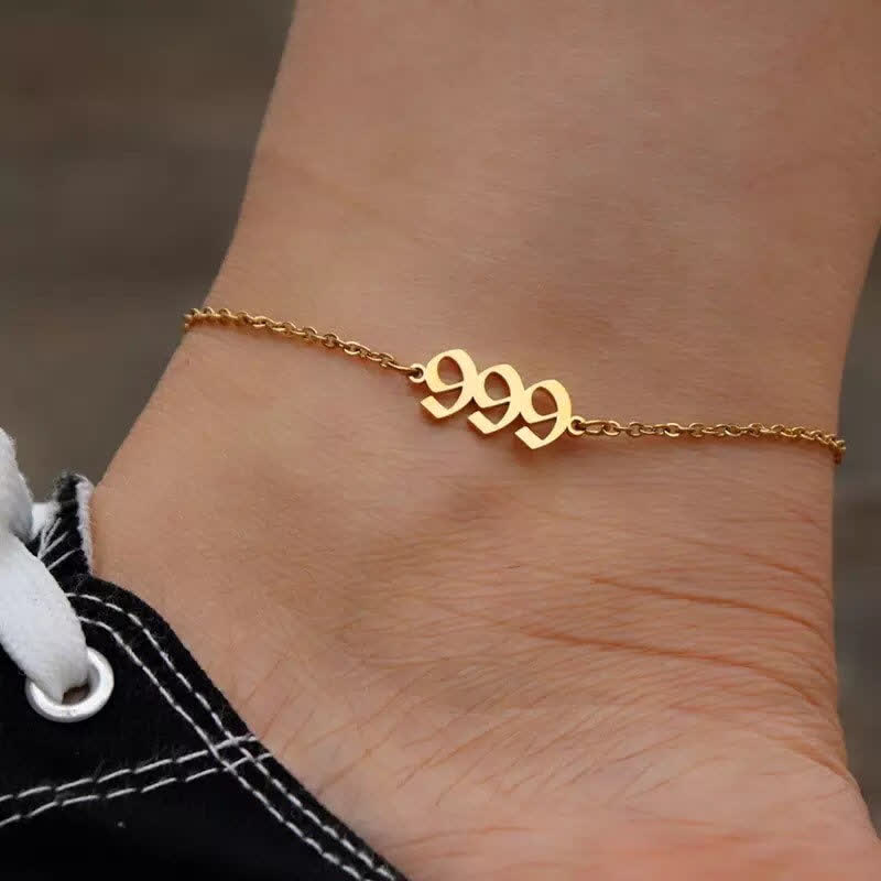 Angel Number Spiritual Anklet Bracelet