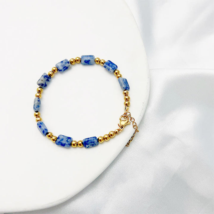 Olivenorma Bohemian Ethnic Stone Column Beaded Bracelet