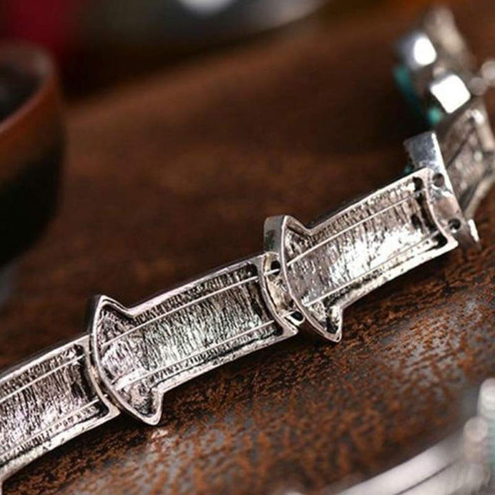 Retro Style Turquoise Ethnic Collar Choker Necklace - image 6