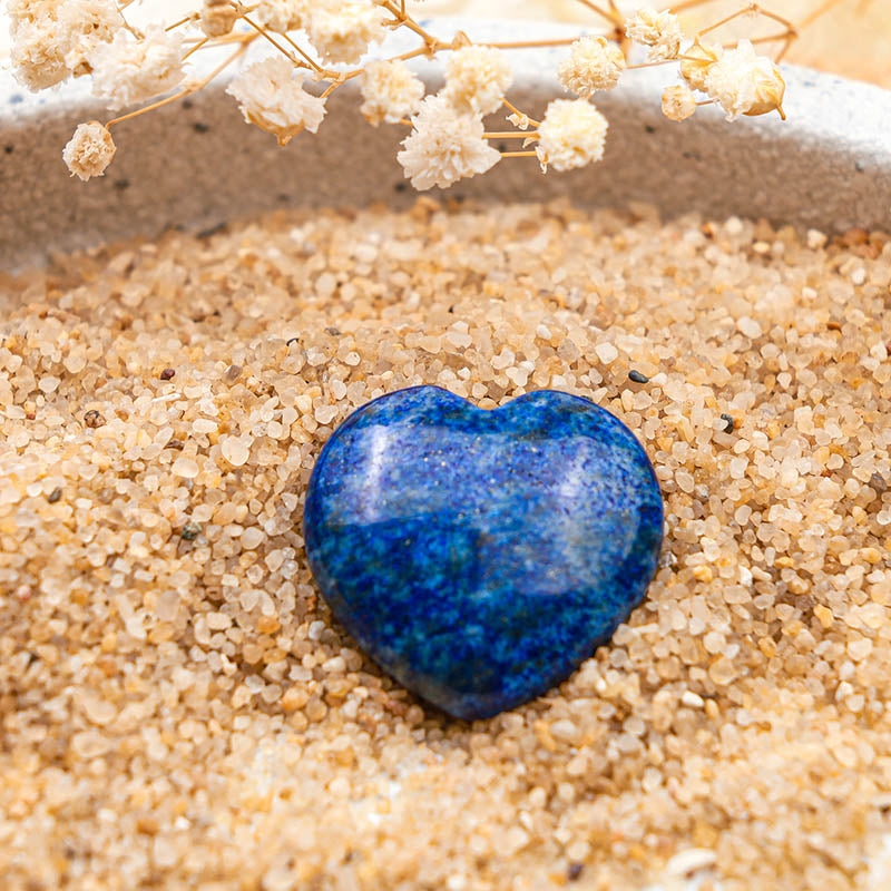 Olivenorma Lapis Lazuli Wisdom Crystal Heart