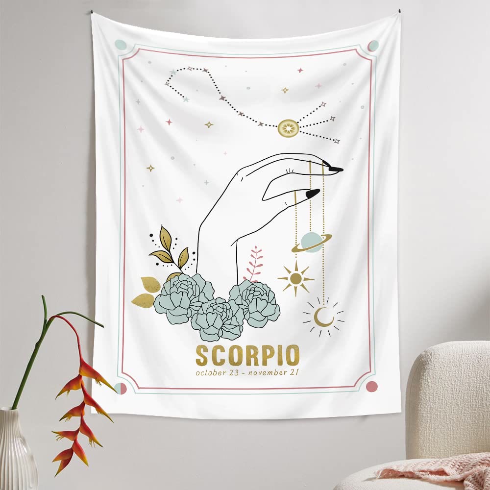 Olivenorma Magic Hand Tarot Zodiac Tapestry