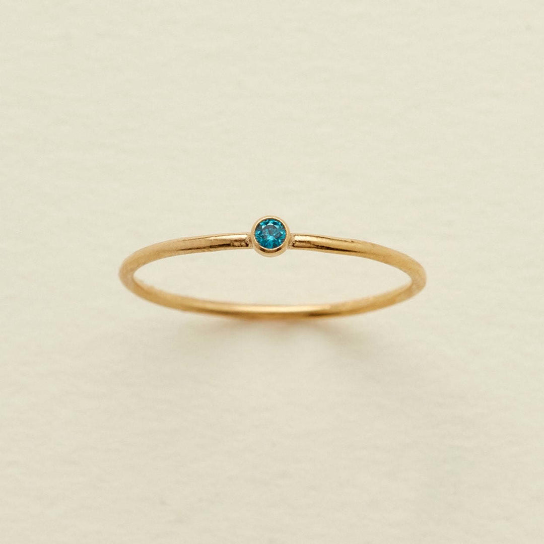 Olivenorma Birthstone 12 Month Birth Slim Ring - image 17
