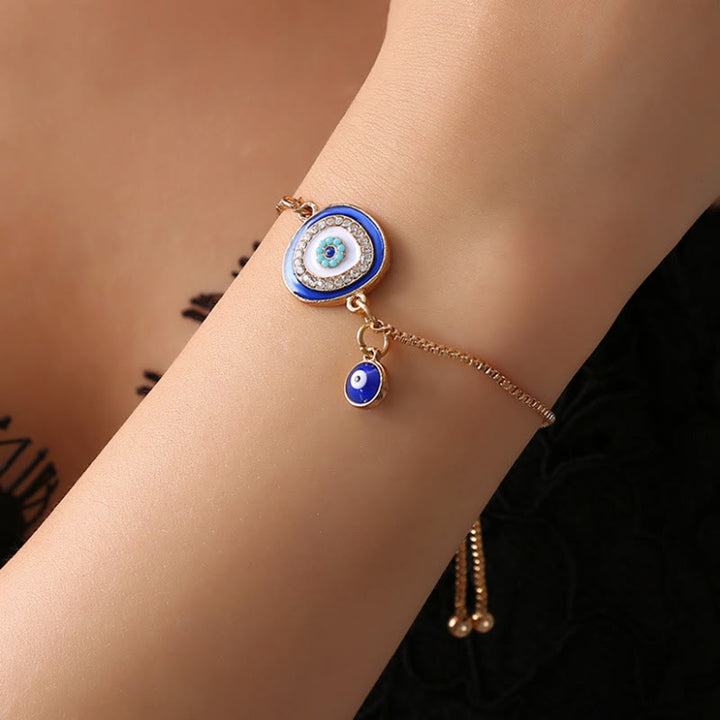 Olivenorma Evil Eye Turquoise Lapis Lazuli Bracelet