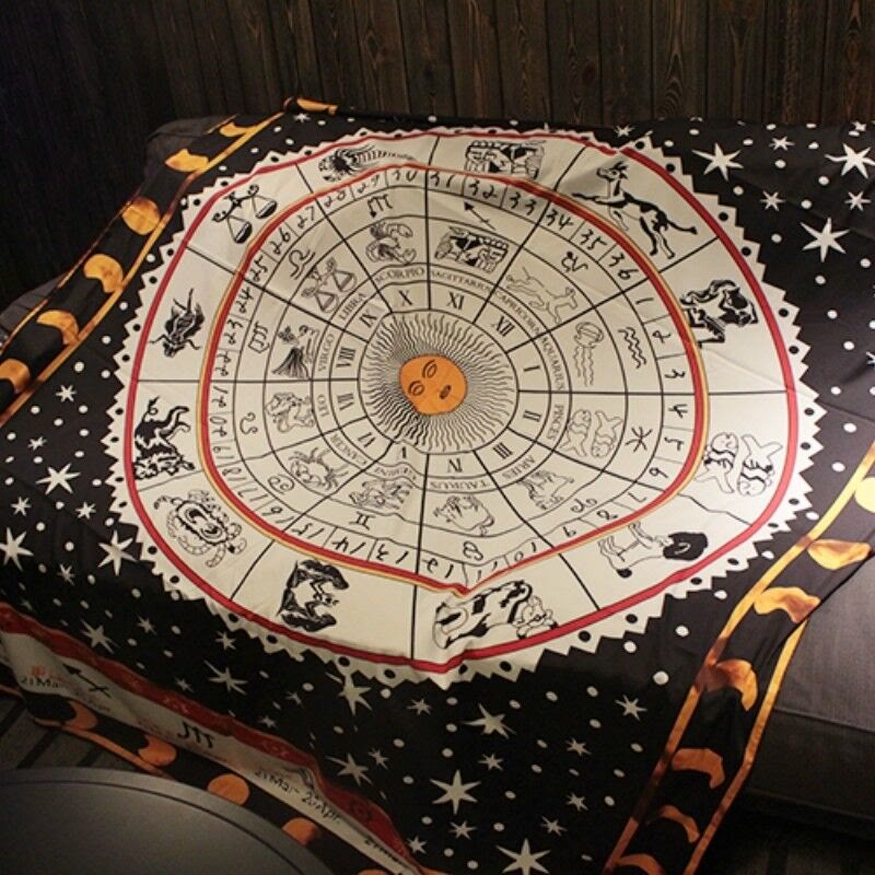 Olivenorma Tarot Tablecloth Witch Polyester Tapestry