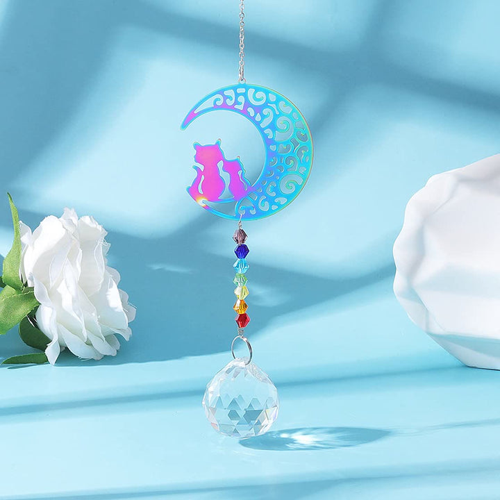 Olivenorma Clear Crystal Hanging Chakra Beads Wind Chime Suncatcher - image 21